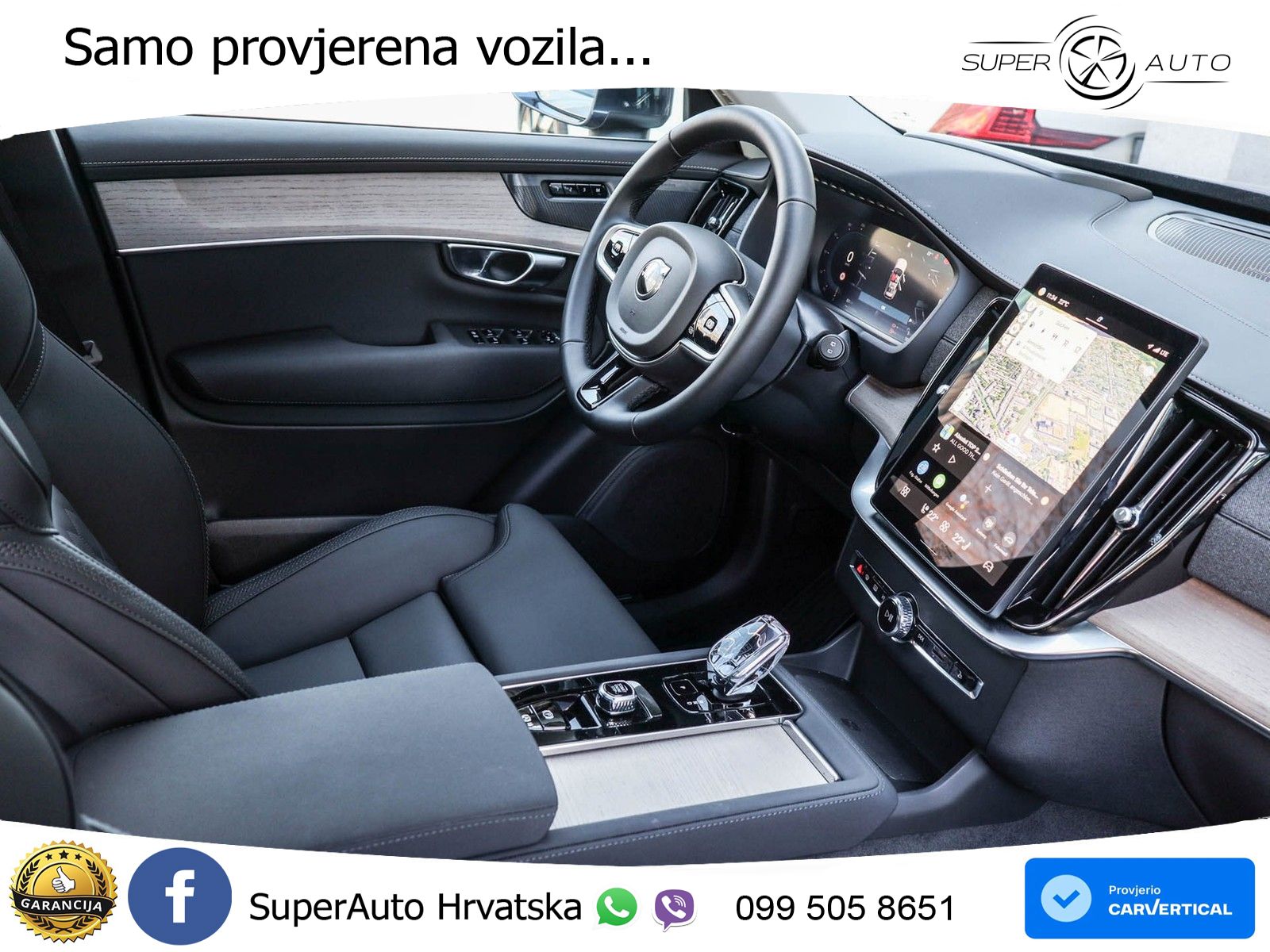 Volvo XC90 2.0 T8 AWD Automatic ZRAČNI+ACC+GR SJED+KAM+PANO