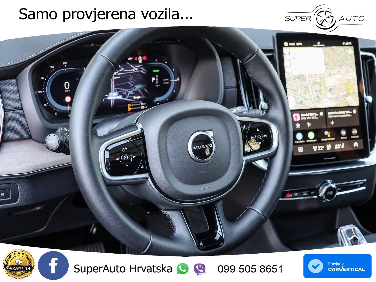 Volvo XC90 2.0 T8 AWD Automatic ZRAČNI+ACC+GR SJED+KAM+PANO