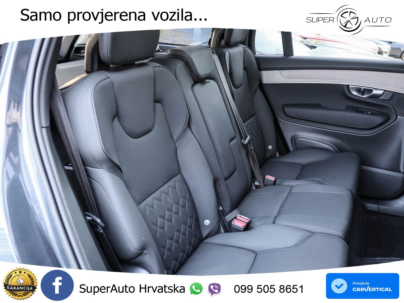 Volvo XC90 2.0 T8 AWD Automatic ZRAČNI+ACC+GR SJED+KAM+PANO