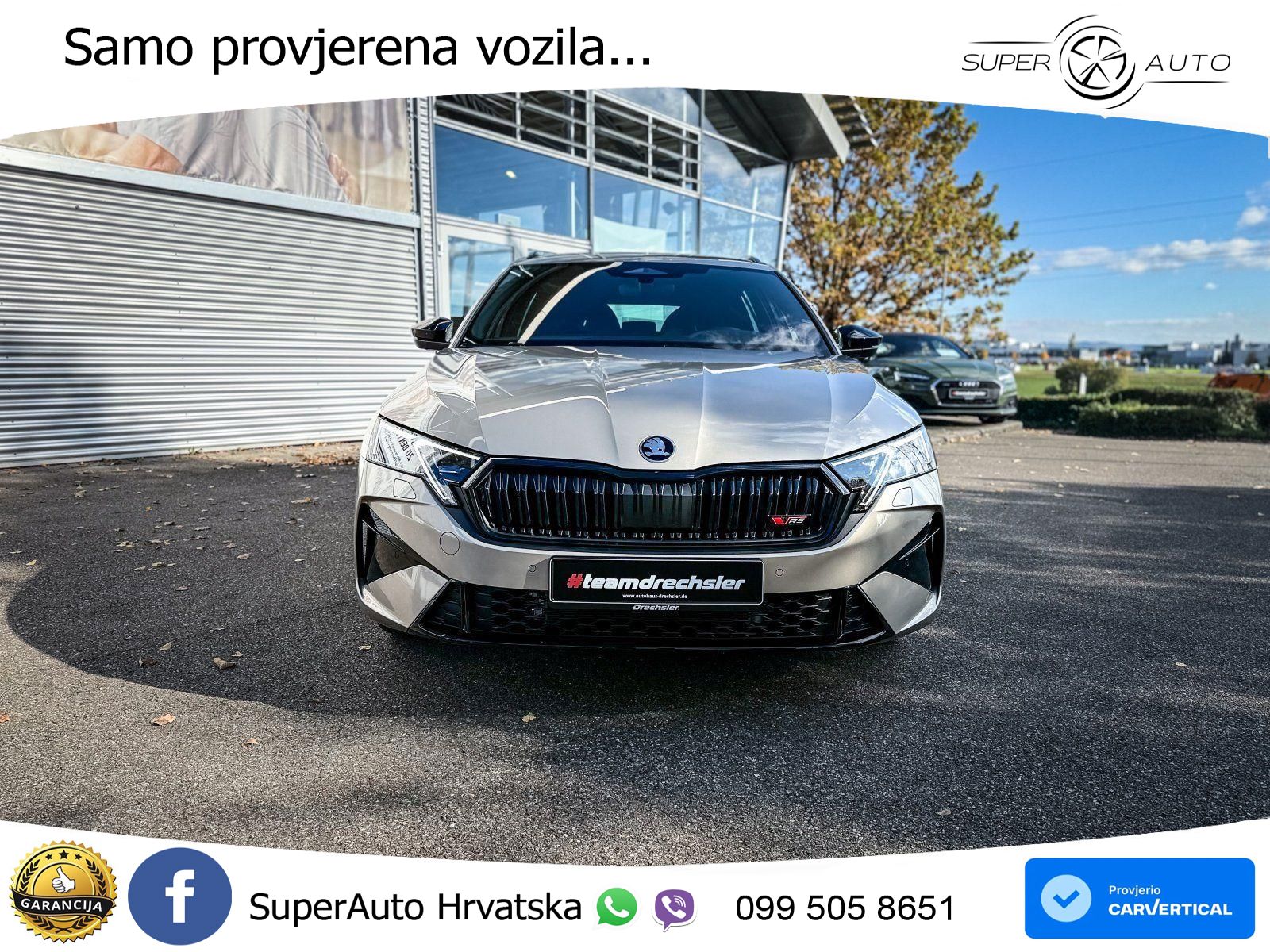 Škoda Octavia Combi RS 2.0 TSI (265 KS) DSG MATRIX+GR SJED+KAM