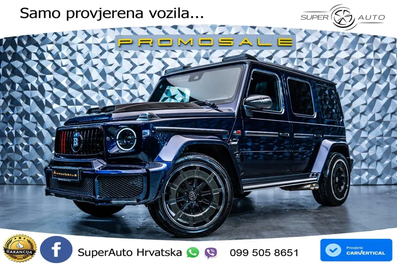 Mercedes AMG G 63 Long V8 (585 KS) 4MATIC 9G-TRONIC AMG SPEEDSHIFT TCT Brabus LED+GR SJED+ACC