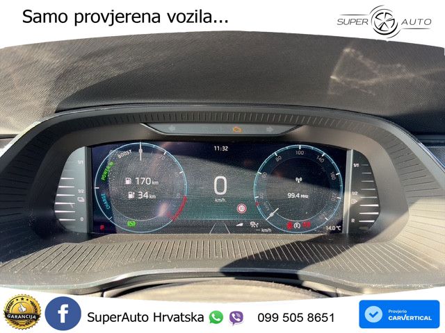 Škoda Octavia Combi iV 1.4 TSI (204 KS) DSG LED+GR SJED+ACC