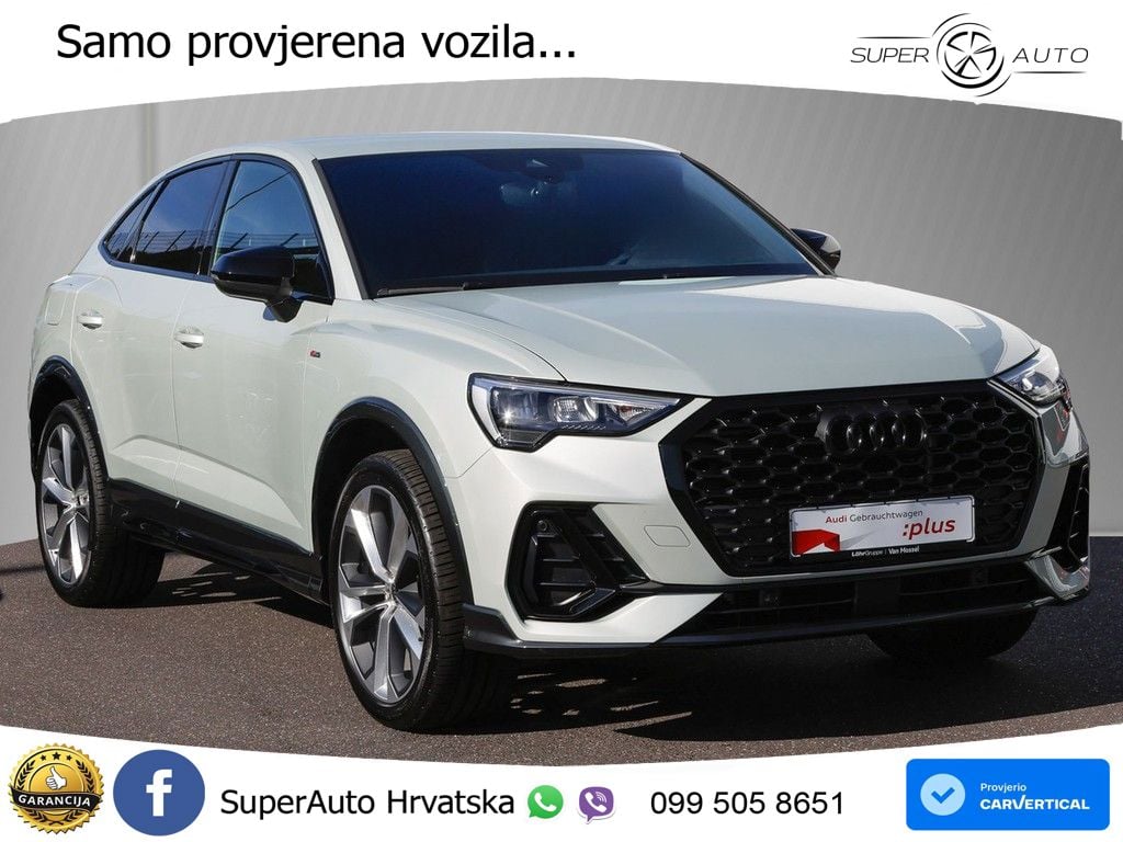 Audi Q3 Sportback 35 TFSI (150 KS) S tronic S line LED+GR SJED+ACC