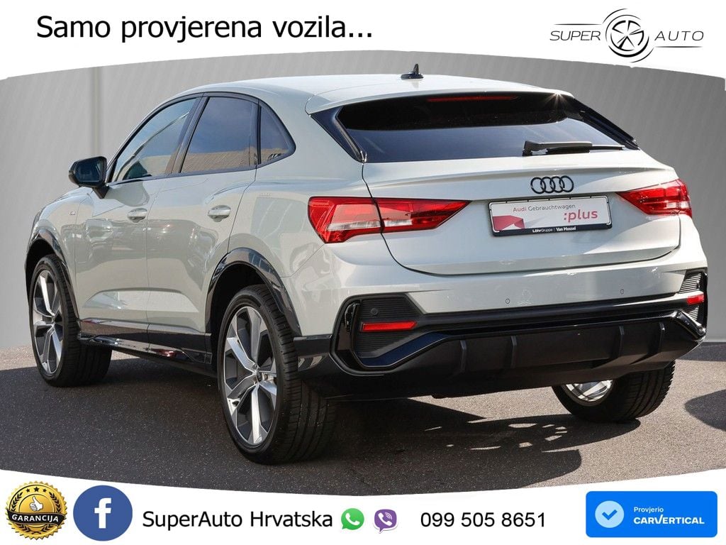 Audi Q3 Sportback 35 TFSI (150 KS) S tronic S line LED+GR SJED+ACC