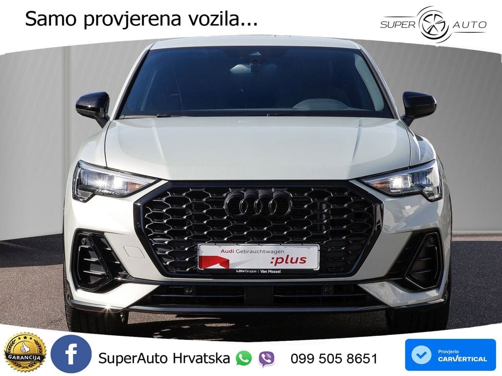 Audi Q3 Sportback 35 TFSI (150 KS) S tronic S line LED+GR SJED+ACC