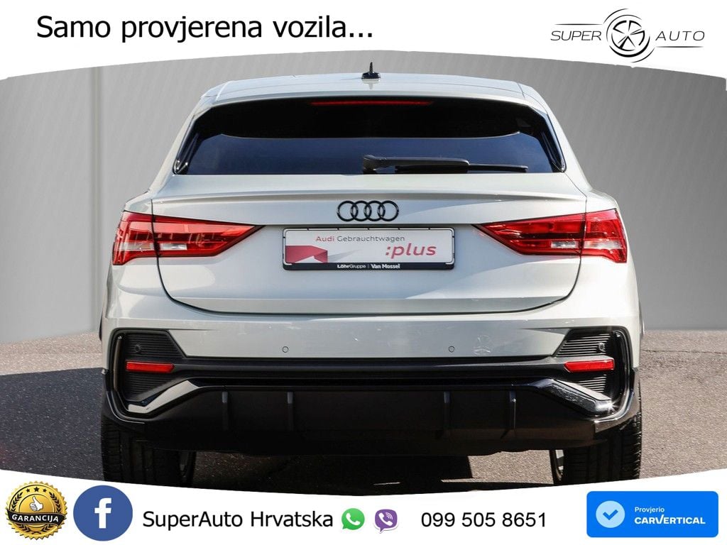 Audi Q3 Sportback 35 TFSI (150 KS) S tronic S line LED+GR SJED+ACC