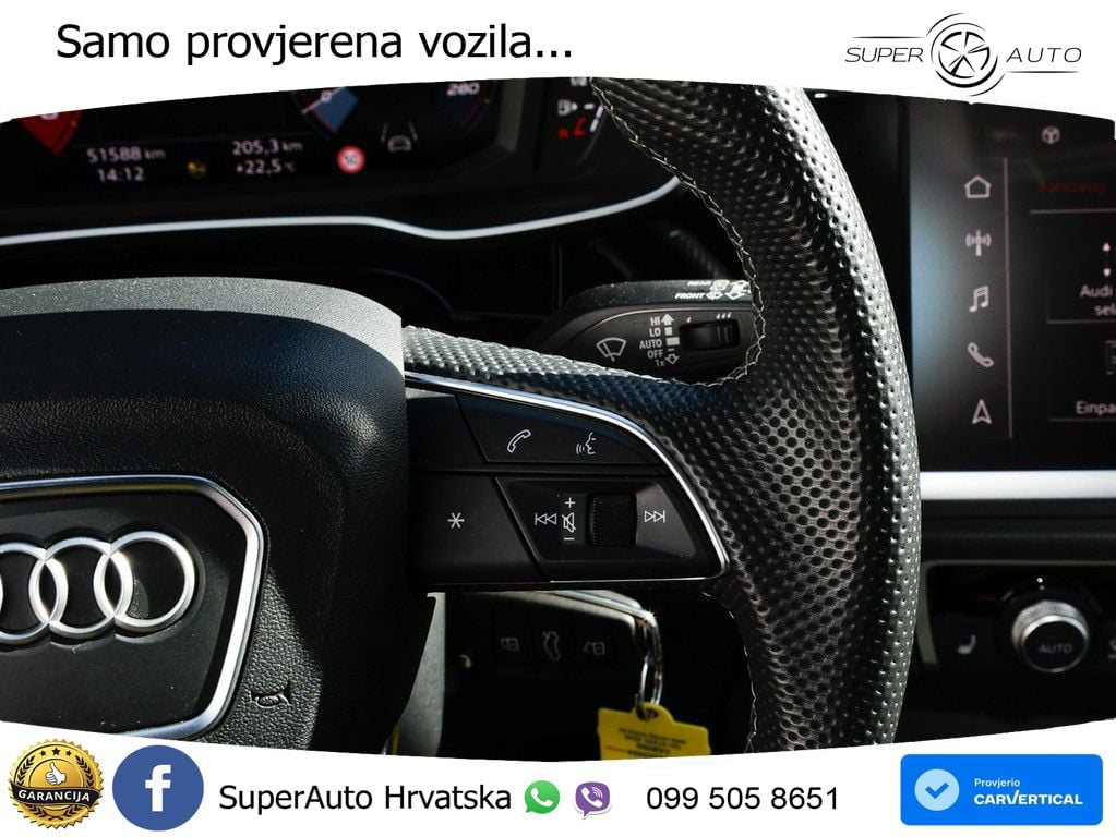 Audi Q3 Sportback 35 TFSI (150 KS) S tronic S line LED+GR SJED+ACC