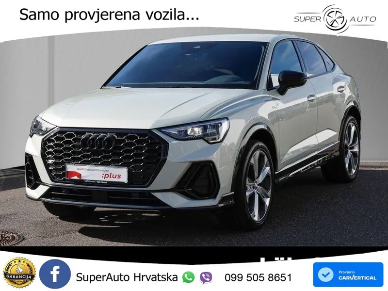 Audi Q3 Sportback 35 TFSI (150 KS) S tronic S line LED+GR SJED+ACC