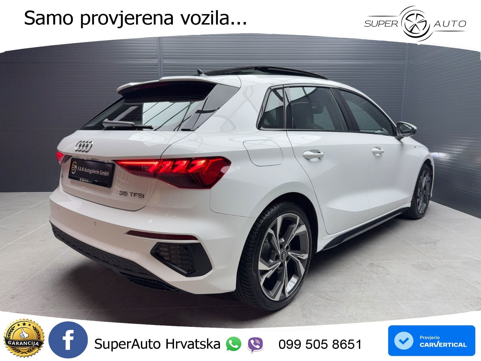 Audi A3 35 TFSI (150 KS) S tronic S line LED+GR SJED+ACC