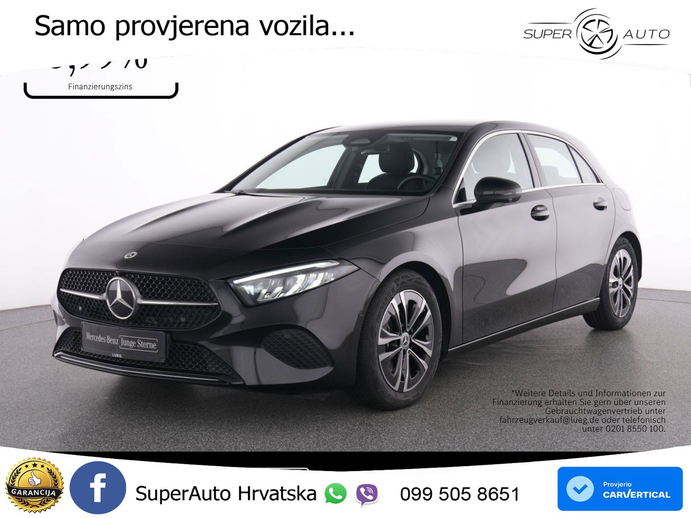 Mercedes-Benz A 200d 8G-DCT LED+GR SJED+ACC