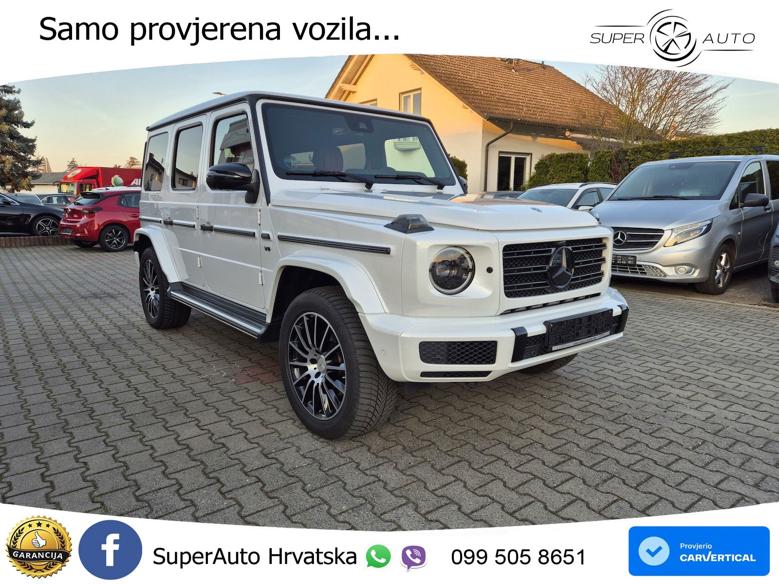 Mercedes G 500 Long V8 (422 KS) 4MATIC 9G-TRONIC AMG LED+GR SJED+ACC