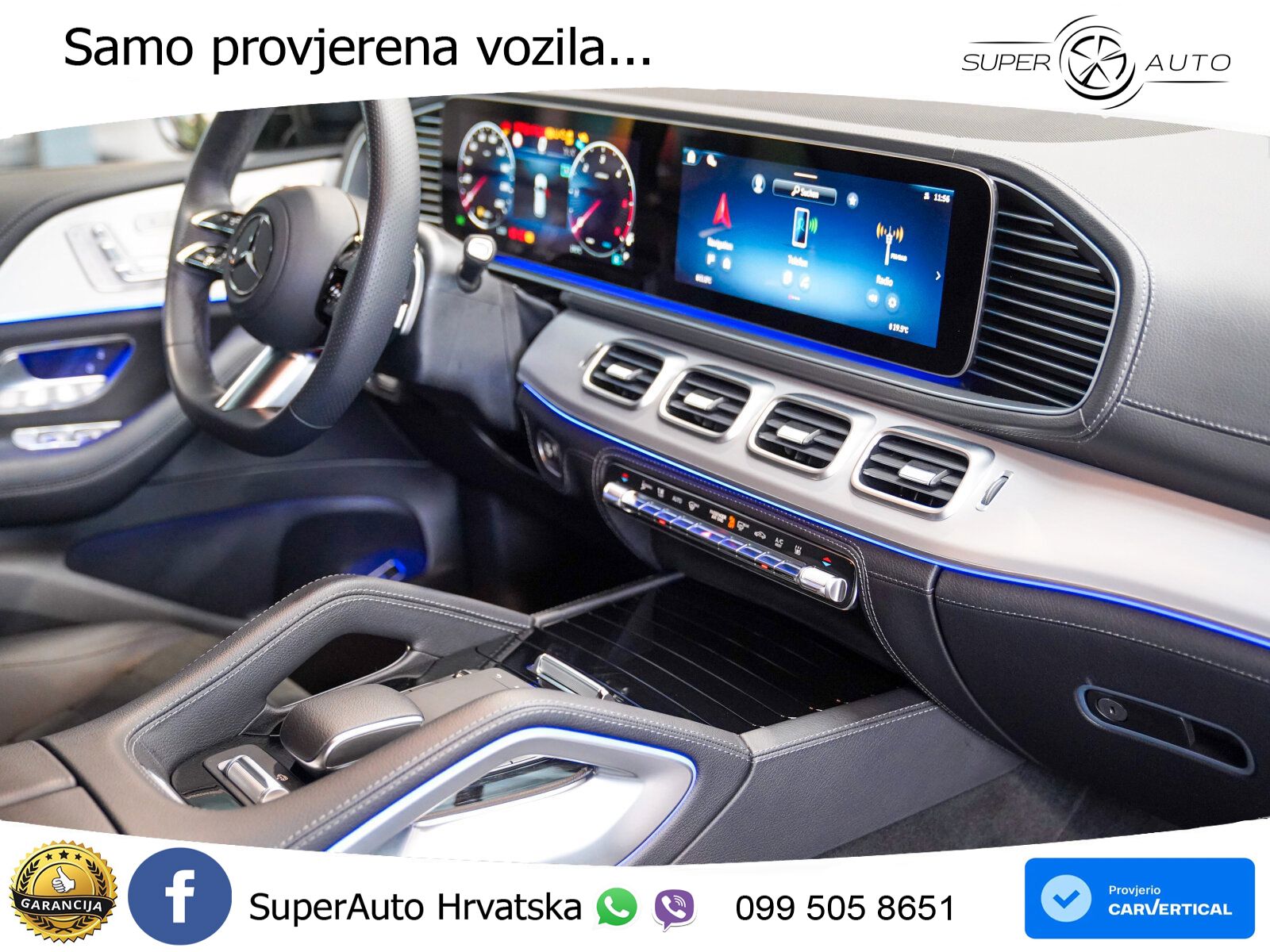 Mercedes GLE 450d (367 KS) EQ Boost 4MATIC 9G-TRONIC AMG ZRAČNI+ACC+GR SJED+KAM