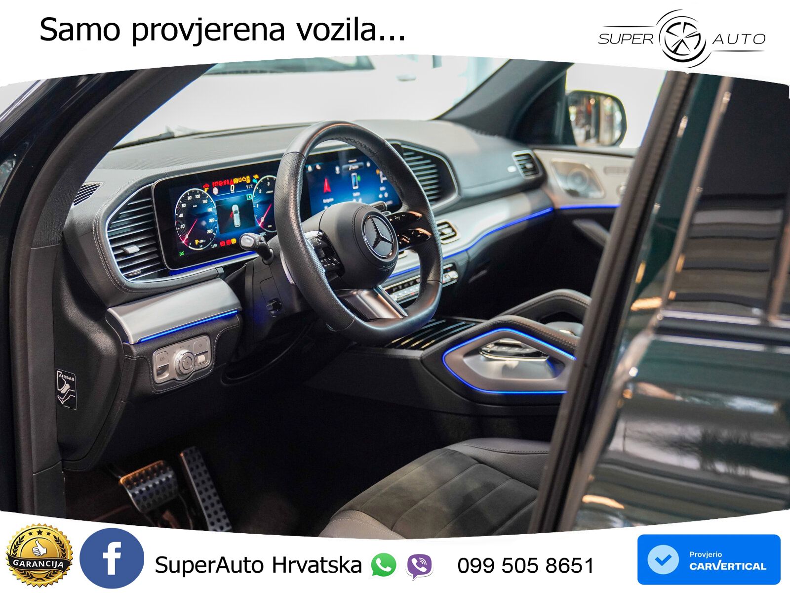 Mercedes GLE 450d (367 KS) EQ Boost 4MATIC 9G-TRONIC AMG ZRAČNI+ACC+GR SJED+KAM
