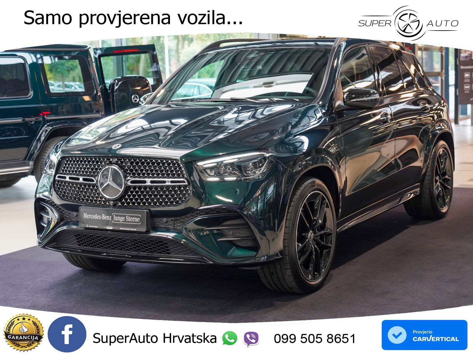 Mercedes GLE 450d (367 KS) EQ Boost 4MATIC 9G-TRONIC AMG ZRAČNI+ACC+GR SJED+KAM