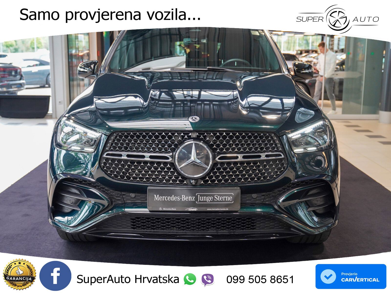 Mercedes GLE 450d (367 KS) EQ Boost 4MATIC 9G-TRONIC AMG ZRAČNI+ACC+GR SJED+KAM