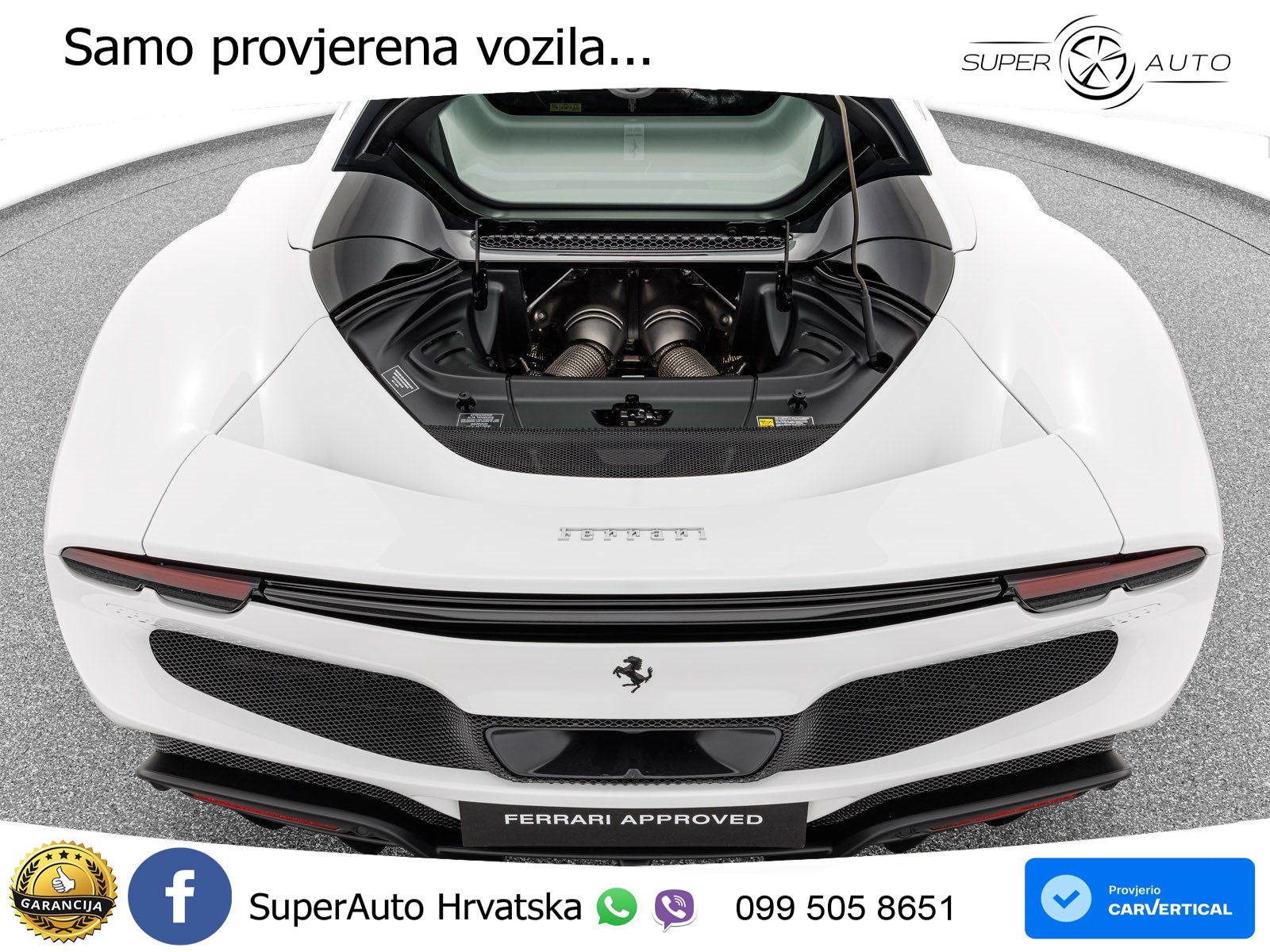Ferrari 296 GTS 3.0 V6 (830 KS) F1 DCT LED+ACC