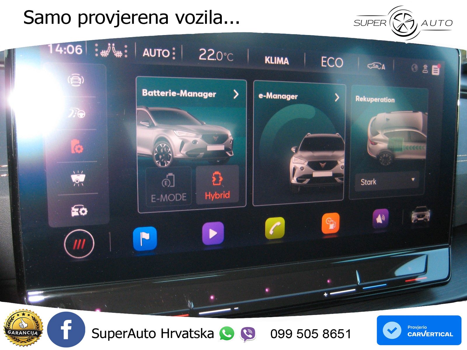 Cupra Formentor 1.4 TSI (245 KS) e-Hybrid DSG VZ LED+GR SJED+ACC