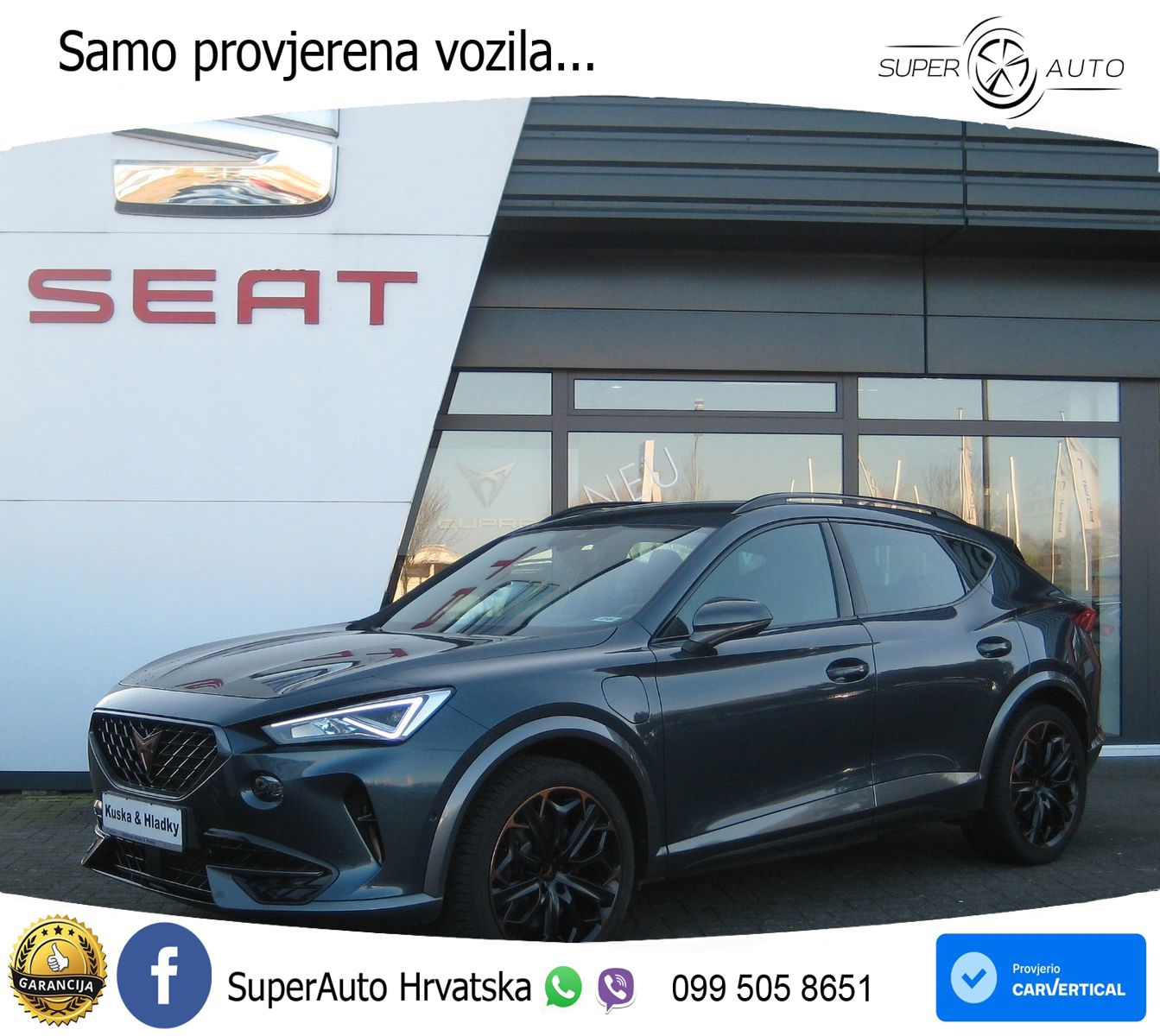 Cupra Formentor 1.4 TSI (245 KS) e-Hybrid DSG VZ LED+GR SJED+ACC