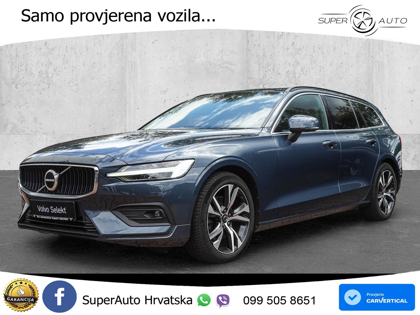 Volvo V60 2.0 B3 DCT LED+GR SJED+ACC