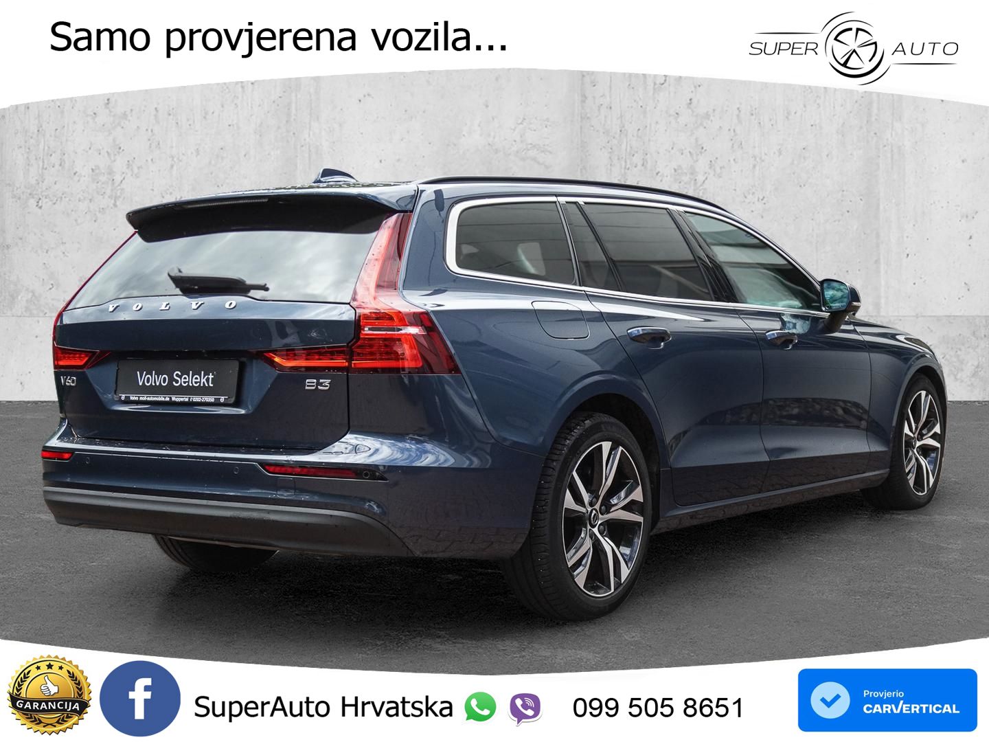 Volvo V60 2.0 B3 DCT LED+GR SJED+ACC