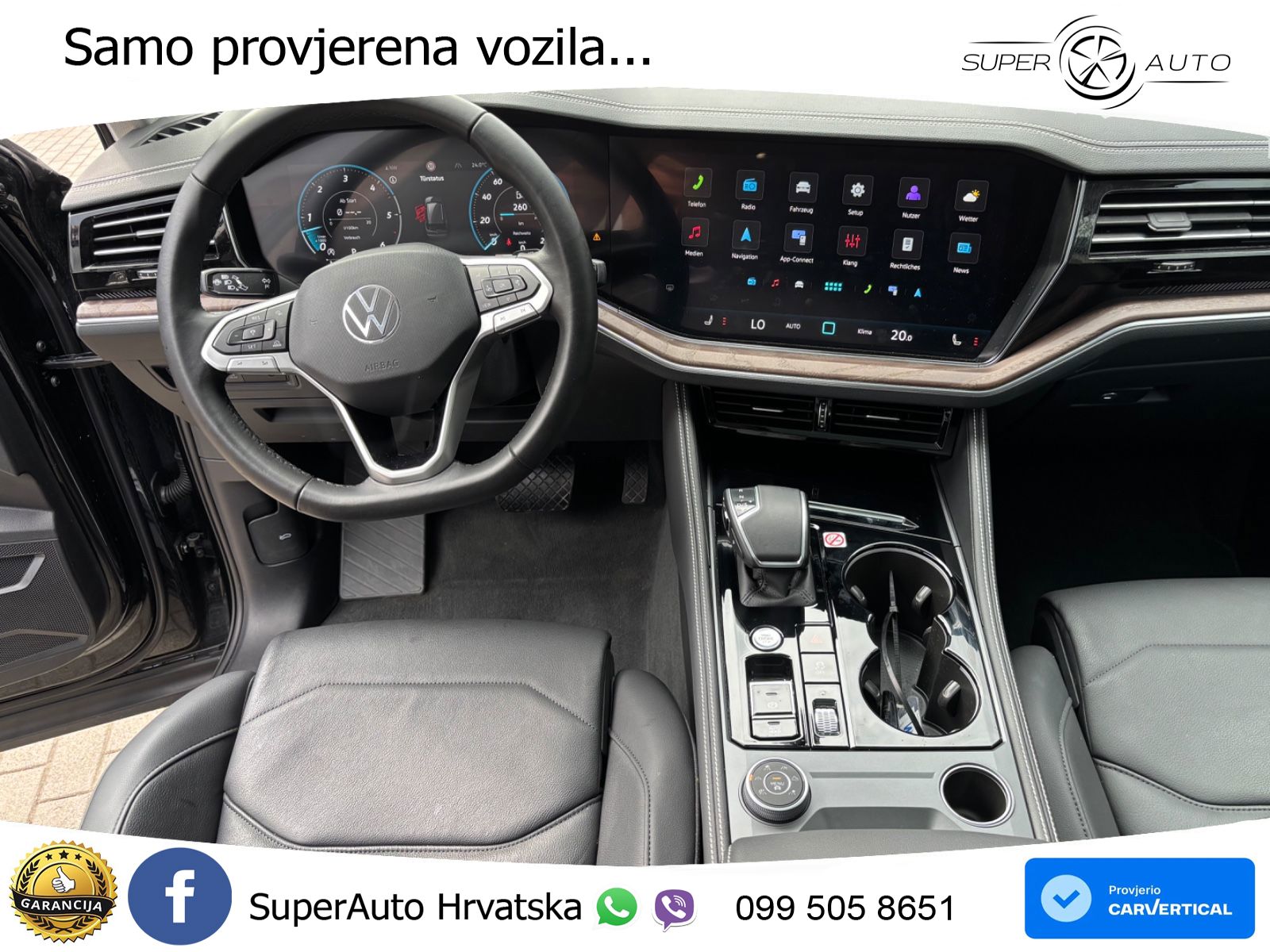 Volkswagen Touareg 3.0 V6 TDI (231 KS) 4MOTION Tiptronic ZRAČNI+ACC+GR SJED+KAM+PANO