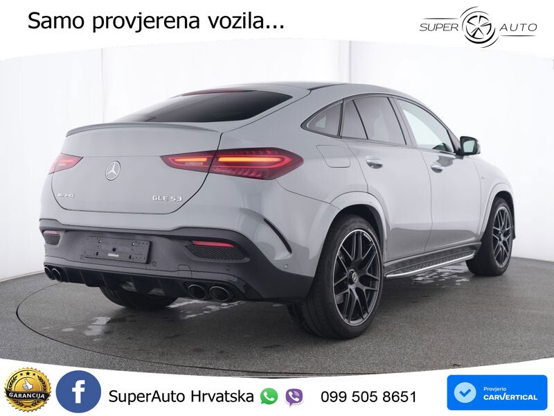 Mercedes AMG GLE 53 (435 KS) EQ Boost 4MATIC+ AMG SPEEDSHIFT TCT 9G ZRAČNI+ACC+GR SJED+KAM+PANO