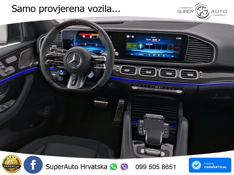 Mercedes AMG GLE 53 (435 KS) EQ Boost 4MATIC+ AMG SPEEDSHIFT TCT 9G ZRAČNI+ACC+GR SJED+KAM+PANO