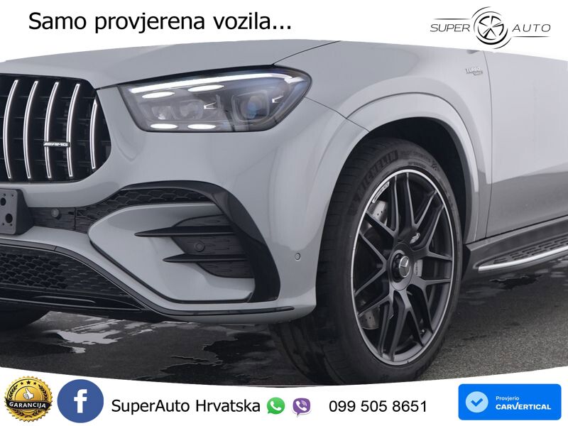 Mercedes AMG GLE 53 (435 KS) EQ Boost 4MATIC+ AMG SPEEDSHIFT TCT 9G ZRAČNI+ACC+GR SJED+KAM+PANO