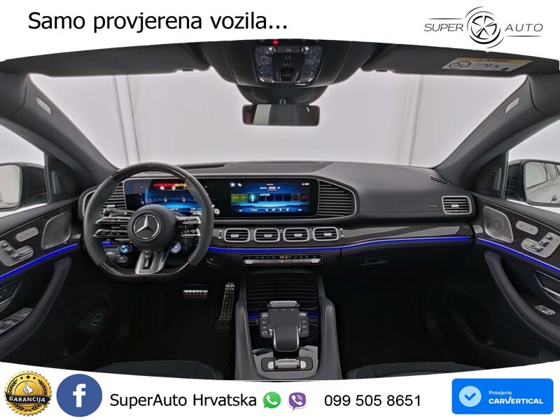 Mercedes AMG GLE 53 (435 KS) EQ Boost 4MATIC+ AMG SPEEDSHIFT TCT 9G ZRAČNI+ACC+GR SJED+KAM+PANO