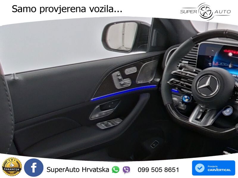 Mercedes AMG GLE 53 (435 KS) EQ Boost 4MATIC+ AMG SPEEDSHIFT TCT 9G ZRAČNI+ACC+GR SJED+KAM+PANO