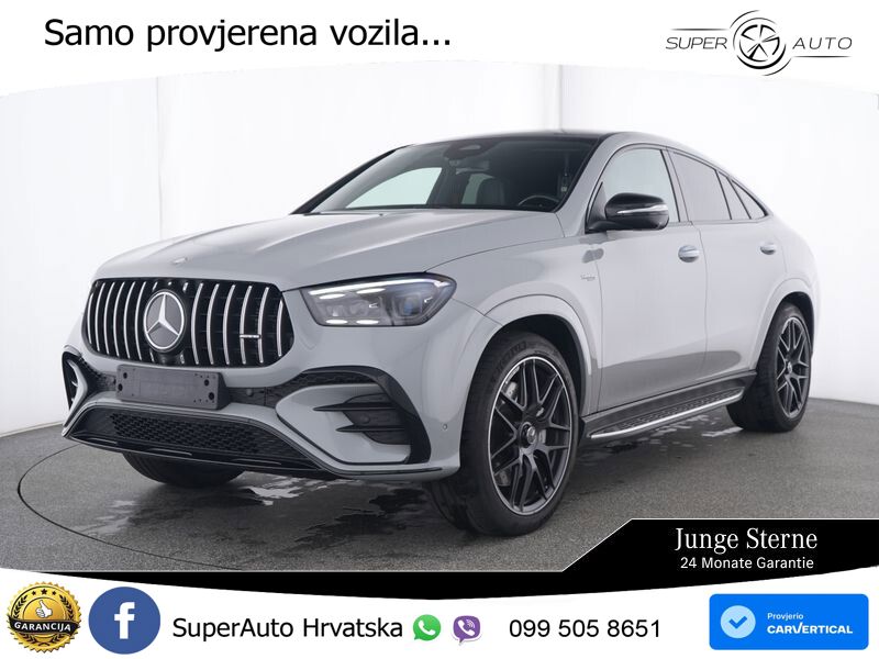 Mercedes AMG GLE 53 (435 KS) EQ Boost 4MATIC+ AMG SPEEDSHIFT TCT 9G ZRAČNI+ACC+GR SJED+KAM+PANO
