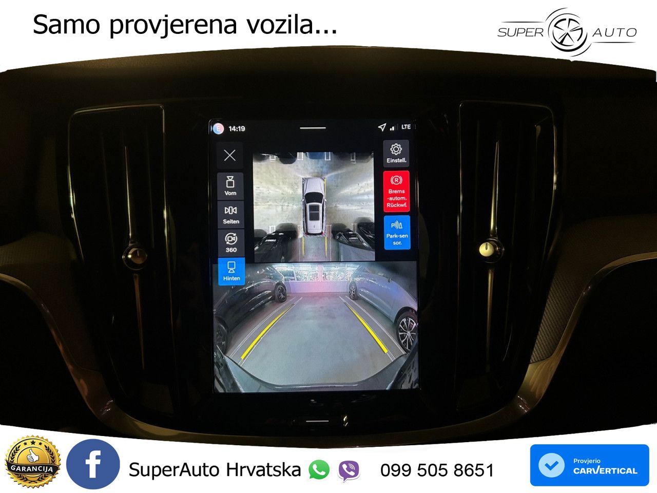 Volvo V60 2.0 B4 Benzin DCT ACC+HEAD+4xGR SJED+360+PANO