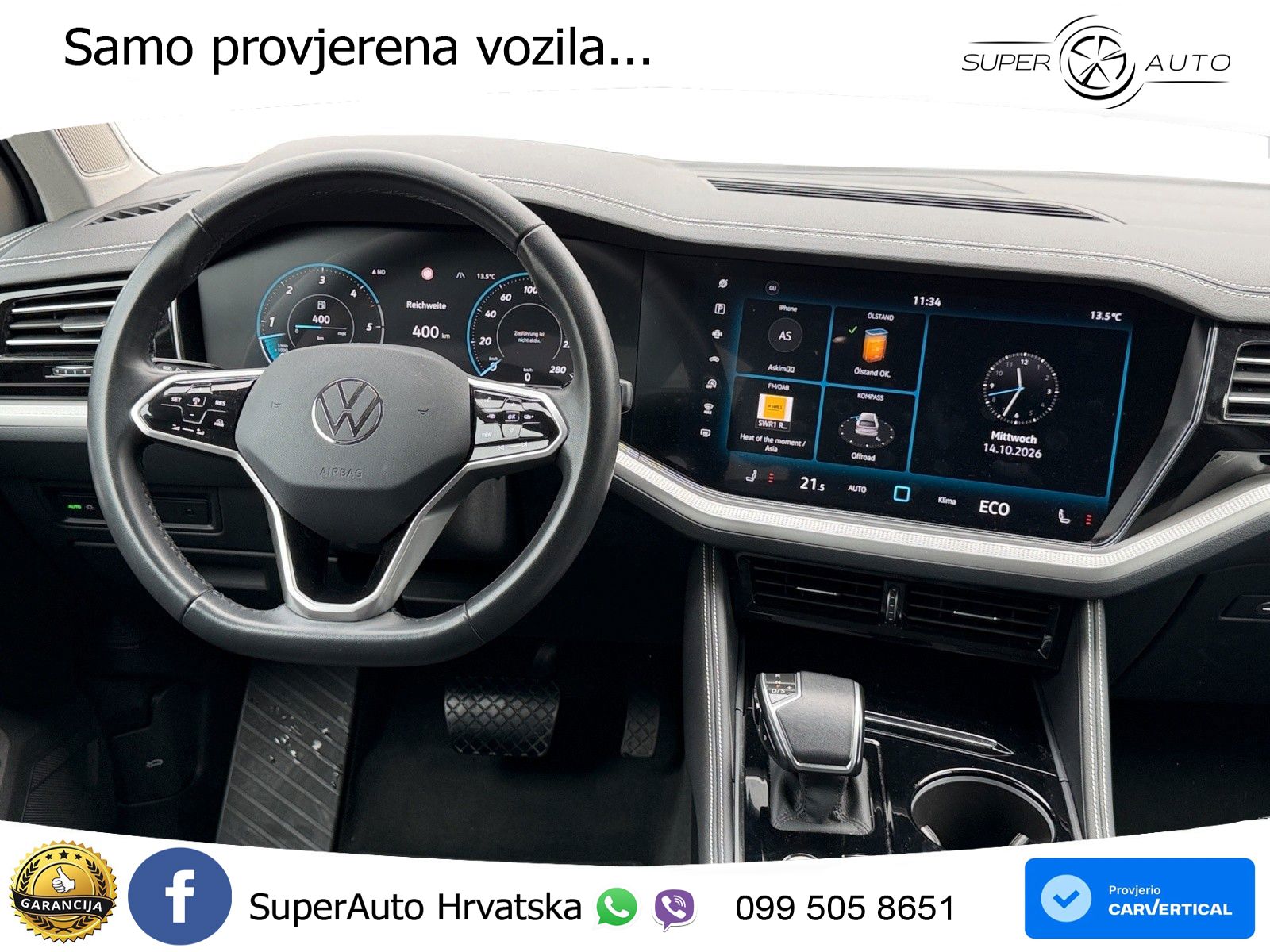 Volkswagen Touareg 3.0 V6 TDI (231 KS) 4MOTION Tiptronic LED+GR SJED+ACC