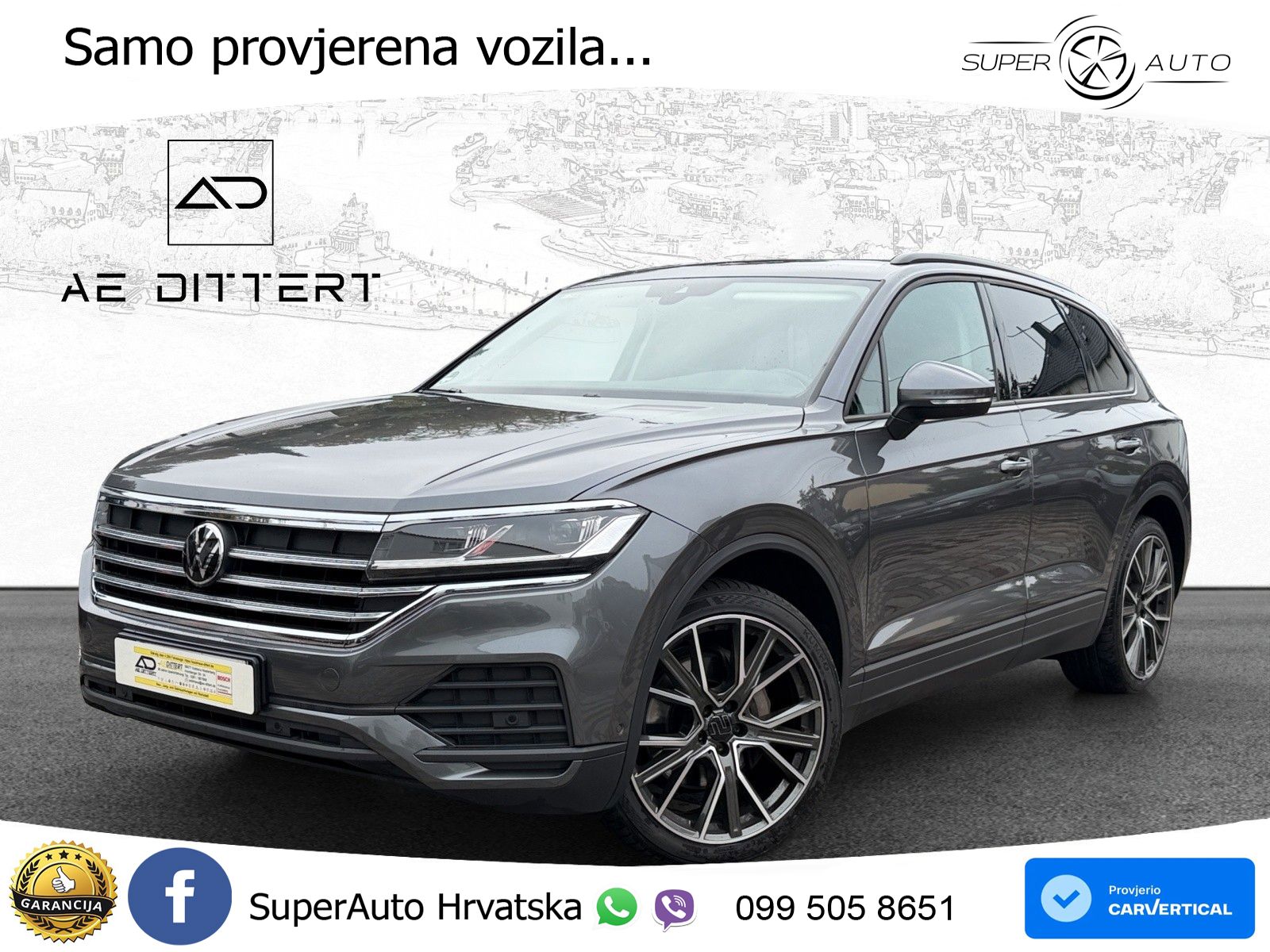 Volkswagen Touareg 3.0 V6 TDI (231 KS) 4MOTION Tiptronic LED+GR SJED+ACC