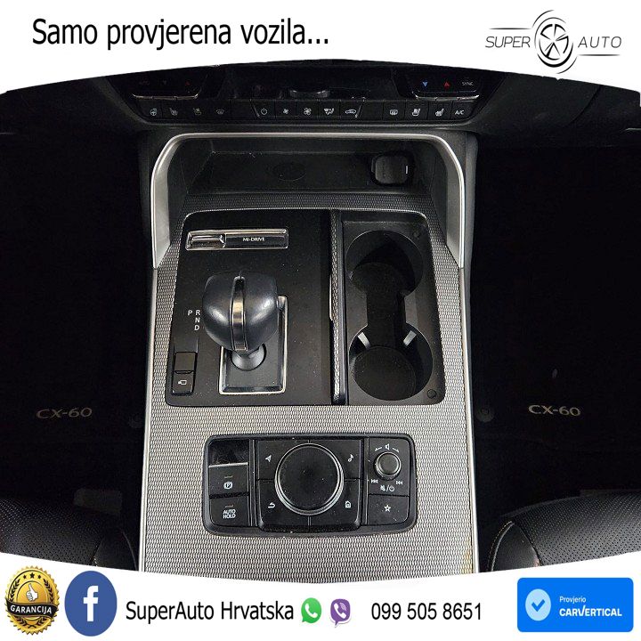 Mazda CX-60 3.3 e-Skyactiv D (200 KS) Automatic LED+GR SJED+ACC
