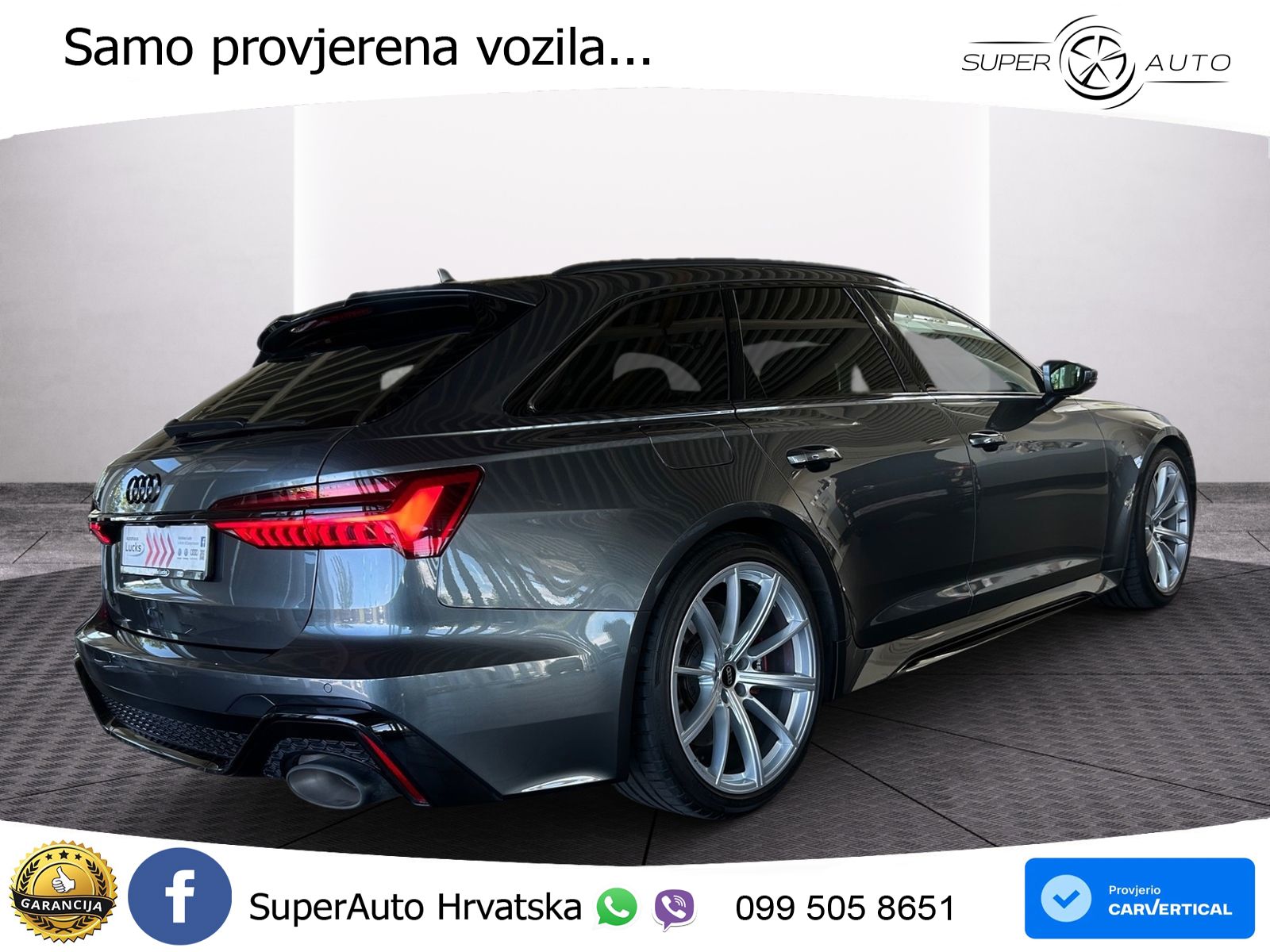 Audi RS6 Avant 4.0 TFSI V8 (600 KS) quattro Tiptronic LED+GR SJED+ACC