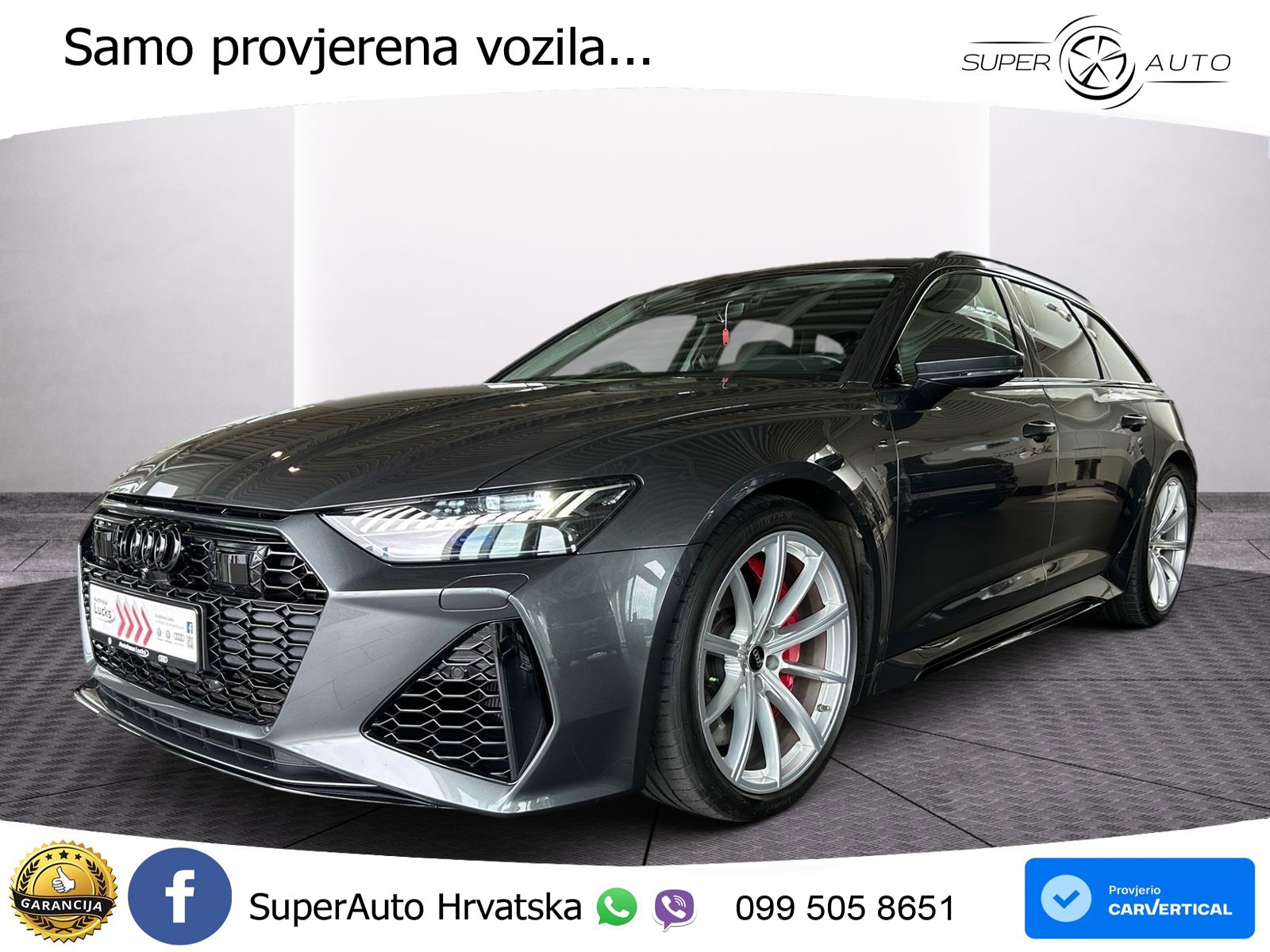 Audi RS6 Avant 4.0 TFSI V8 (600 KS) quattro Tiptronic LED+GR SJED+ACC