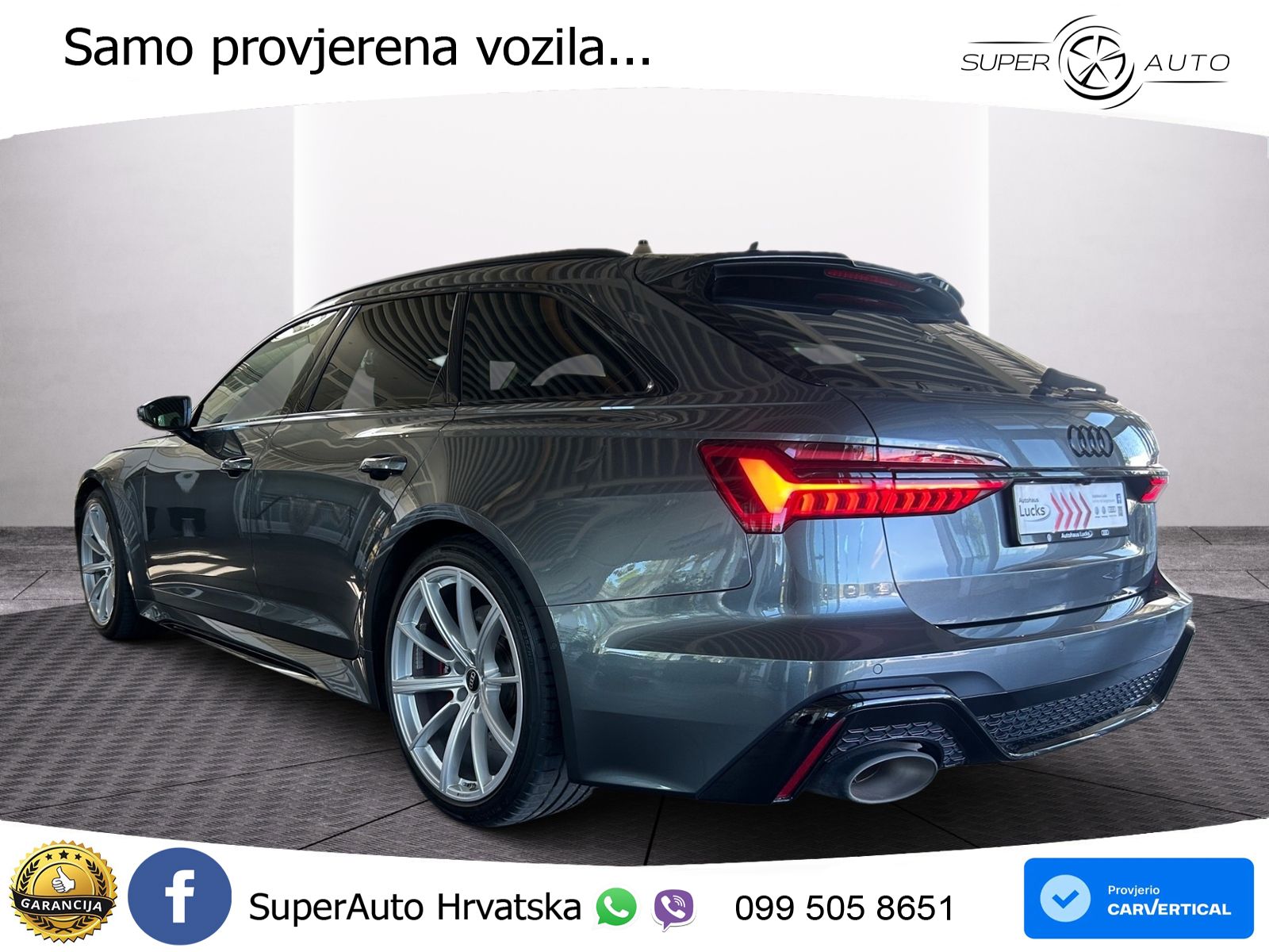 Audi RS6 Avant 4.0 TFSI V8 (600 KS) quattro Tiptronic LED+GR SJED+ACC