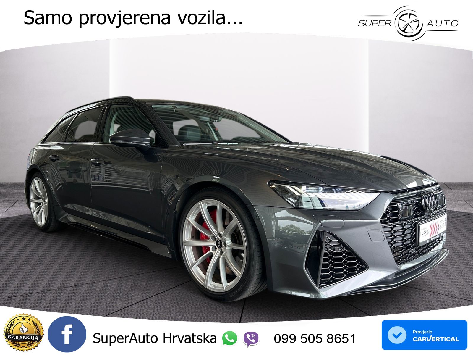 Audi RS6 Avant 4.0 TFSI V8 (600 KS) quattro Tiptronic LED+GR SJED+ACC