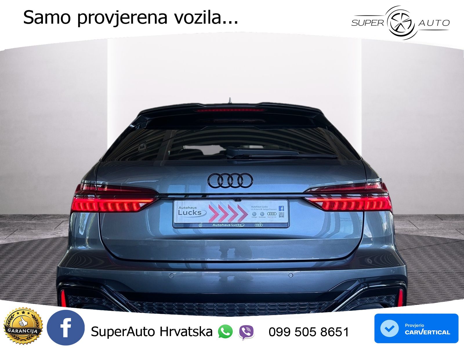 Audi RS6 Avant 4.0 TFSI V8 (600 KS) quattro Tiptronic LED+GR SJED+ACC