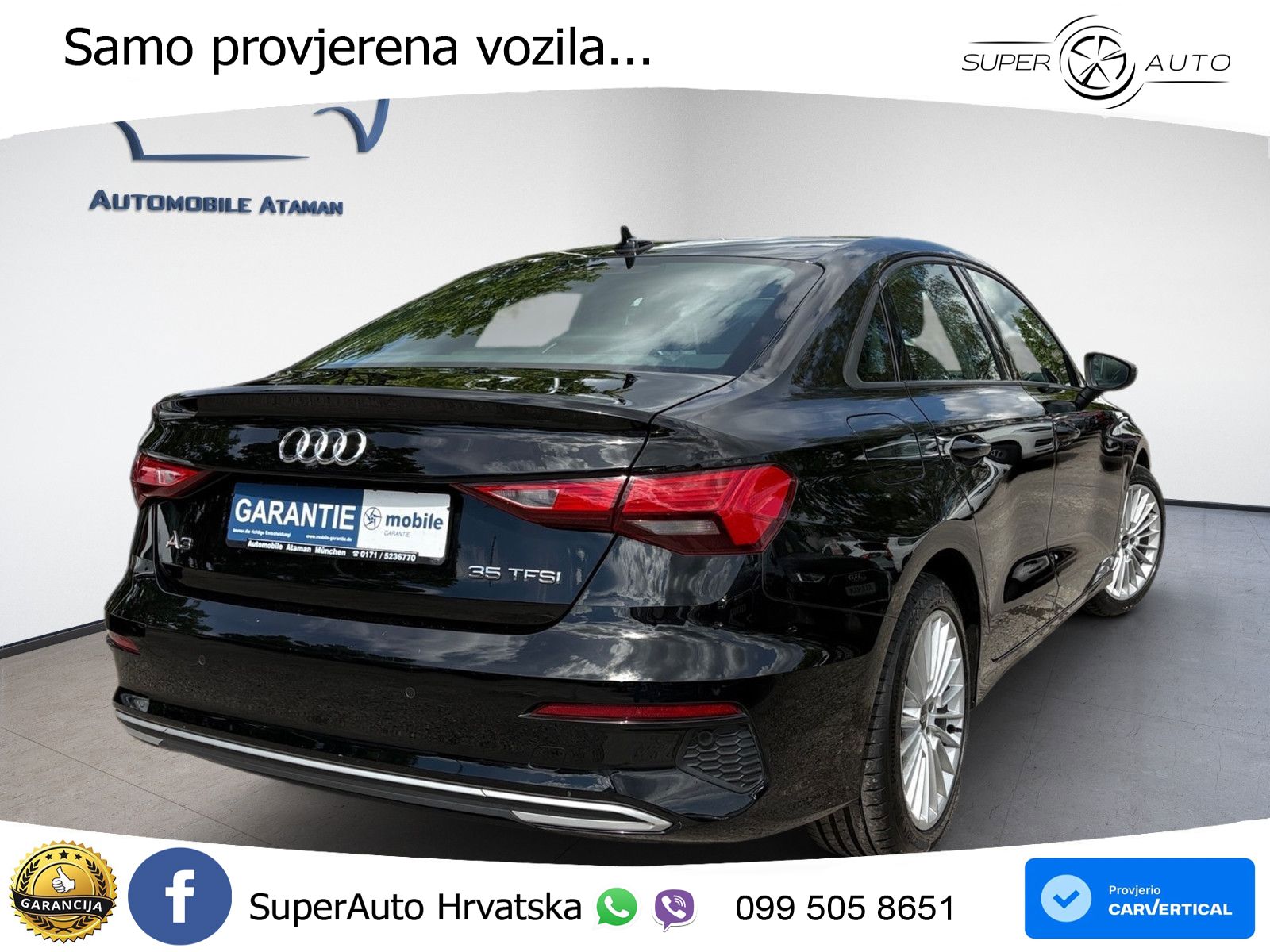 Audi A3 Limuzina 35 TFSI (150 KS) S tronic advanced