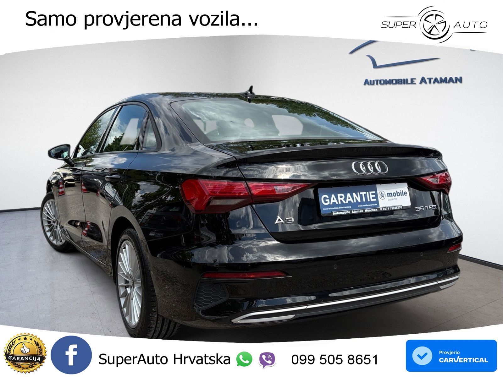 Audi A3 Limuzina 35 TFSI (150 KS) S tronic advanced