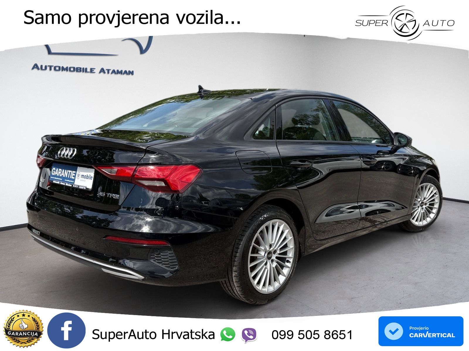 Audi A3 Limuzina 35 TFSI (150 KS) S tronic advanced