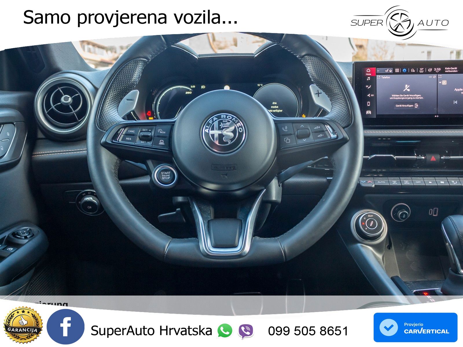 Alfa Romeo Tonale 1.5 VGT (160 KS) 48V-Hybrid TCT LED+GR SJED+ACC
