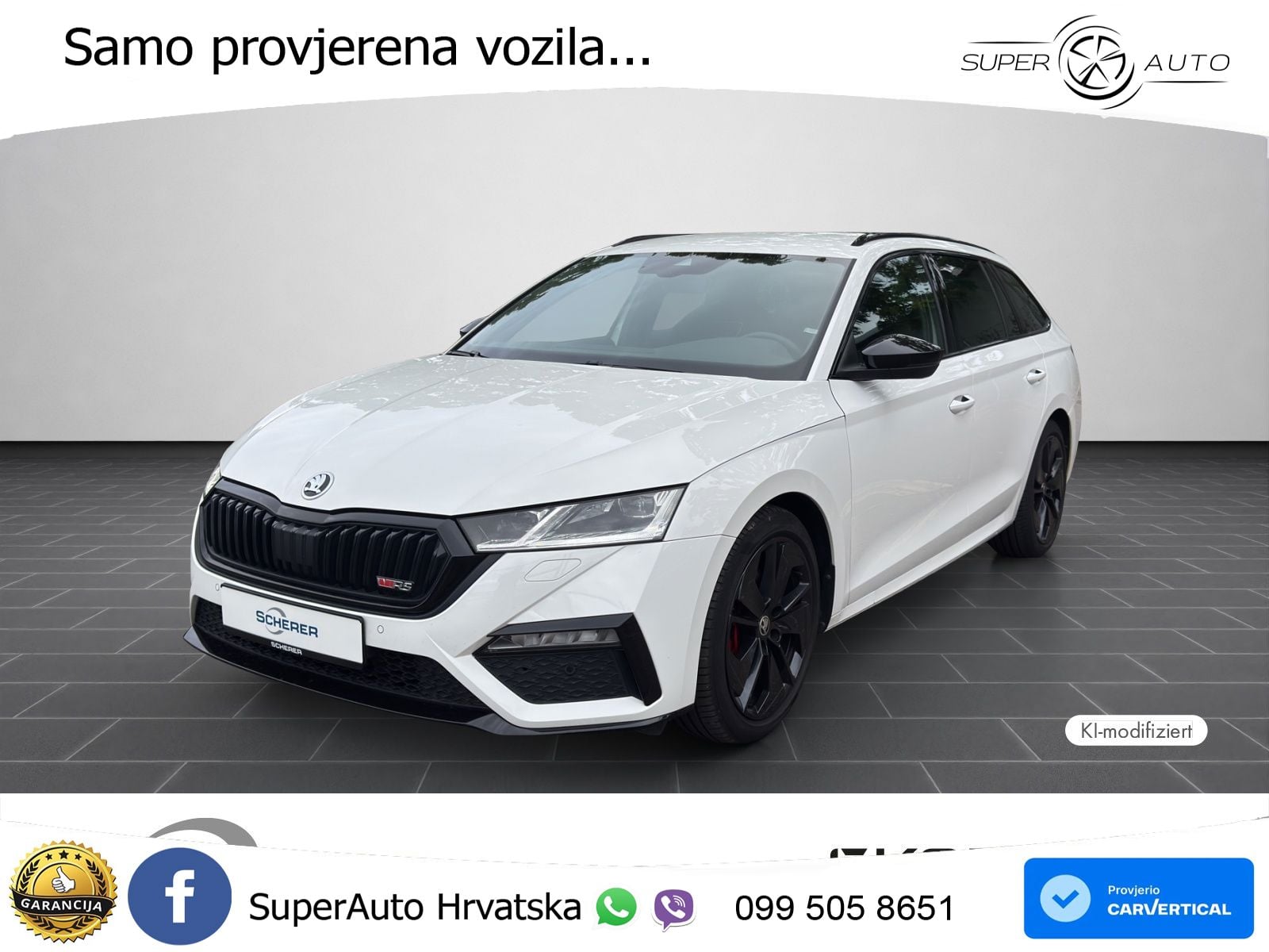 Škoda Octavia Combi RS 2.0 TDI (200 KS) DSG