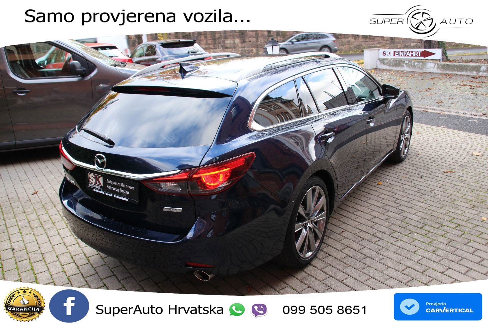 Mazda 6 Sport Combi 2.2 SKYACTIV-D (184 KS) SKYACTIV-Drive LED+GR SJED+ACC