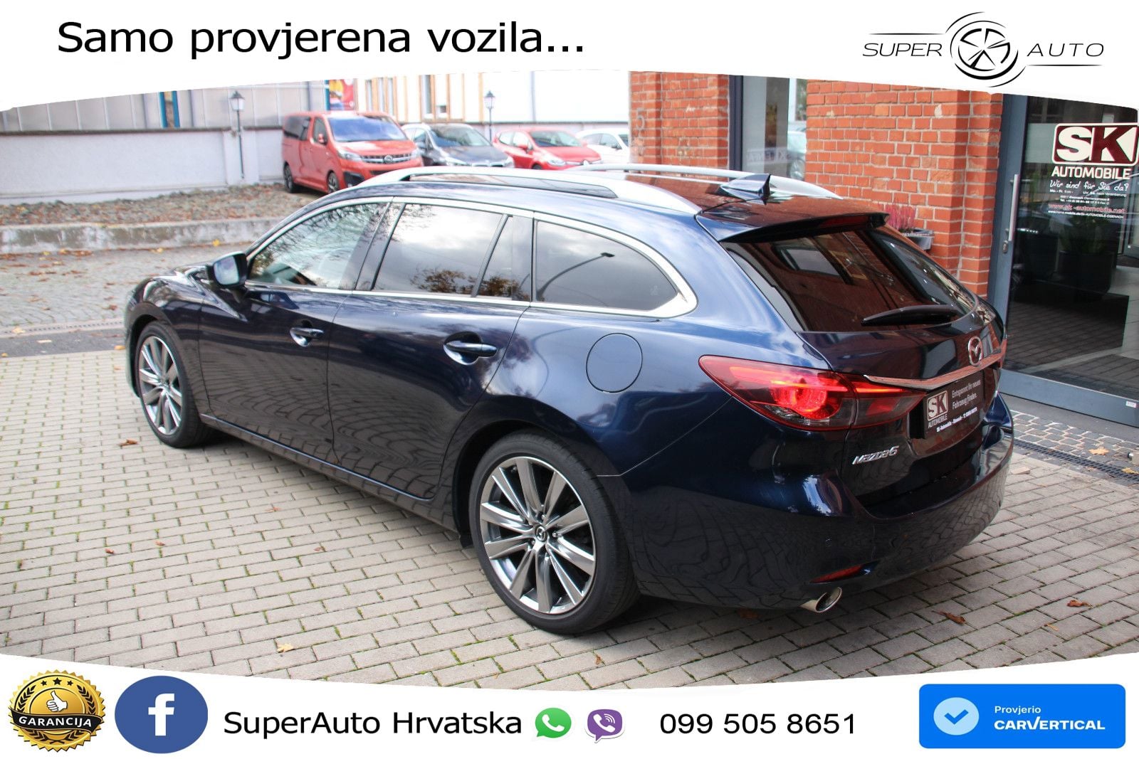 Mazda 6 Sport Combi 2.2 SKYACTIV-D (184 KS) SKYACTIV-Drive LED+GR SJED+ACC