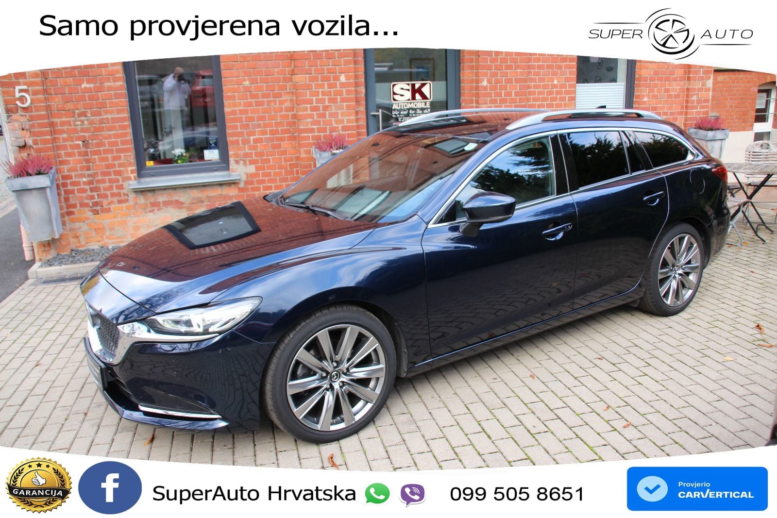 Mazda 6 Sport Combi 2.2 SKYACTIV-D (184 KS) SKYACTIV-Drive LED+GR SJED+ACC