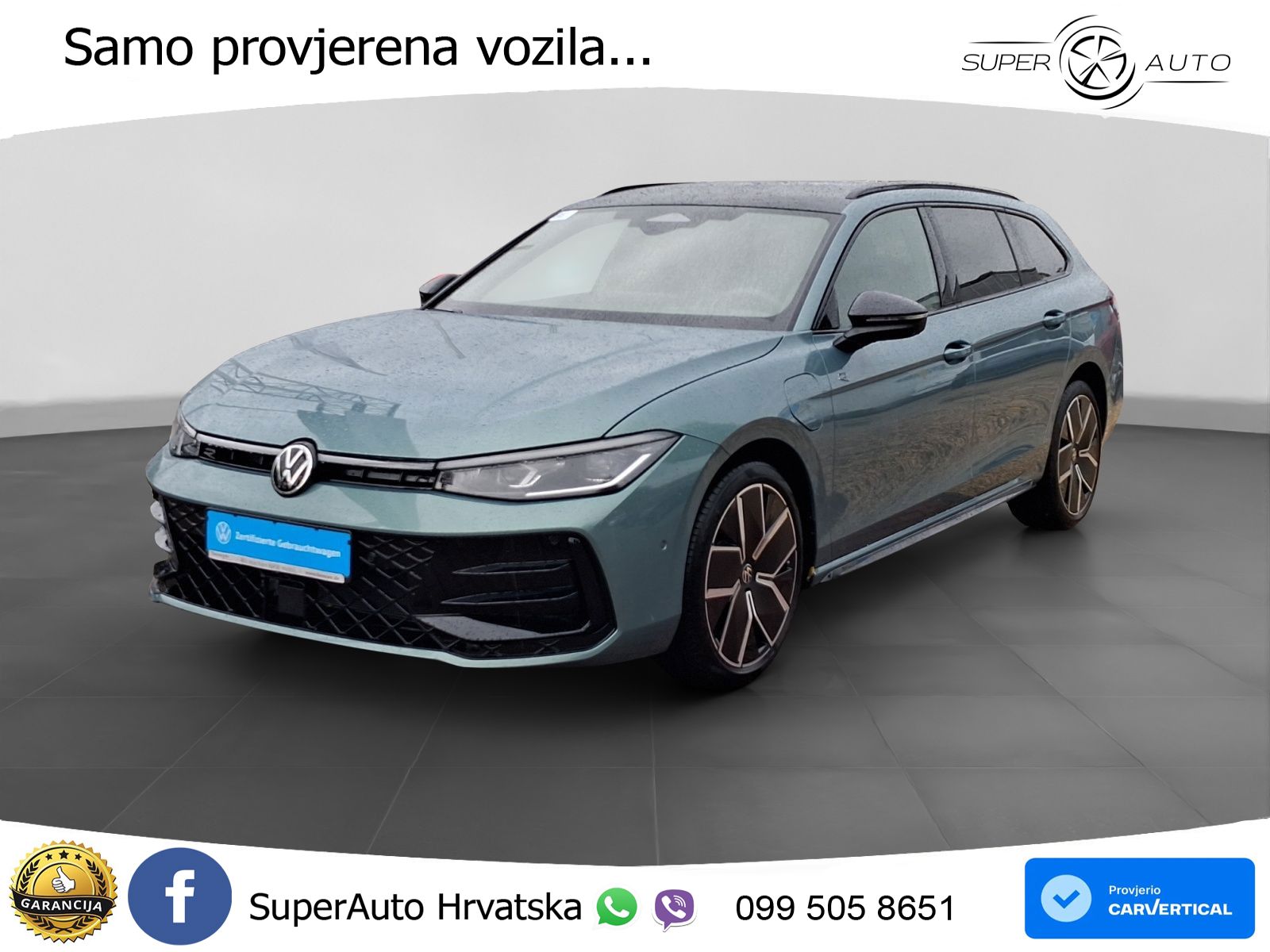 Volkswagen Passat Variant 1.5 TSI (272 KS) eHybrid DSG R-Line LED+GR SJED+ACC
