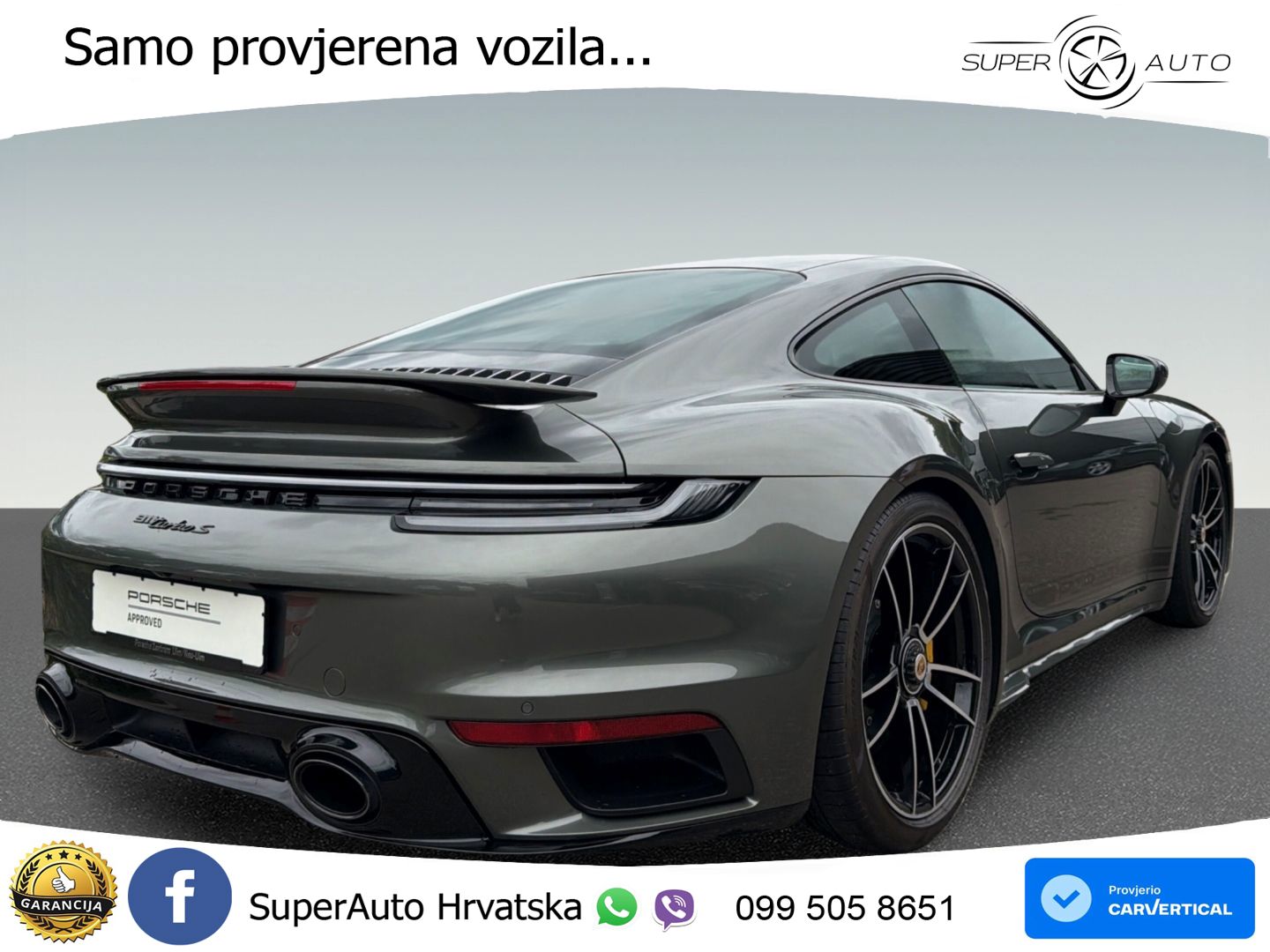 Porsche 911 Turbo S 3.8 (650 KS) PDK LED+GR SJED+ACC